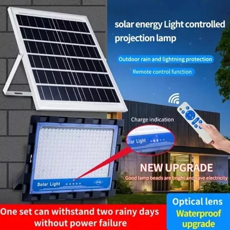 FOCO SOLAR 100W CON PANEL Y CONTROL REMOTO - 3