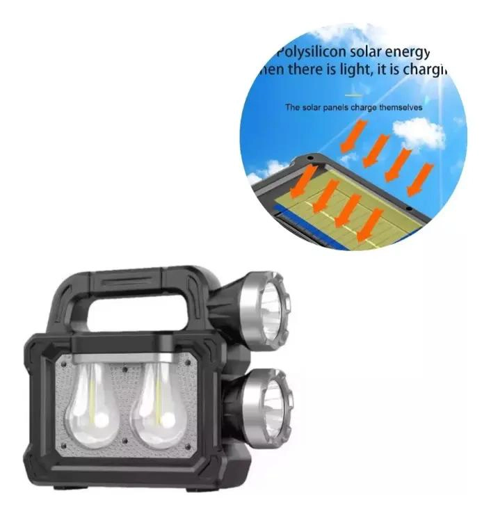 KIT DE EMERGENCIA CON LINTERNA SOLAR Y 2 AMPOLLETAS - 3