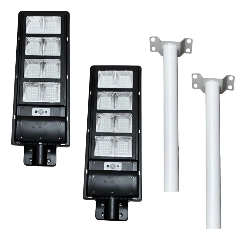 PACK 2 FOCOS LED SOLARES POTENTES 400W - 1