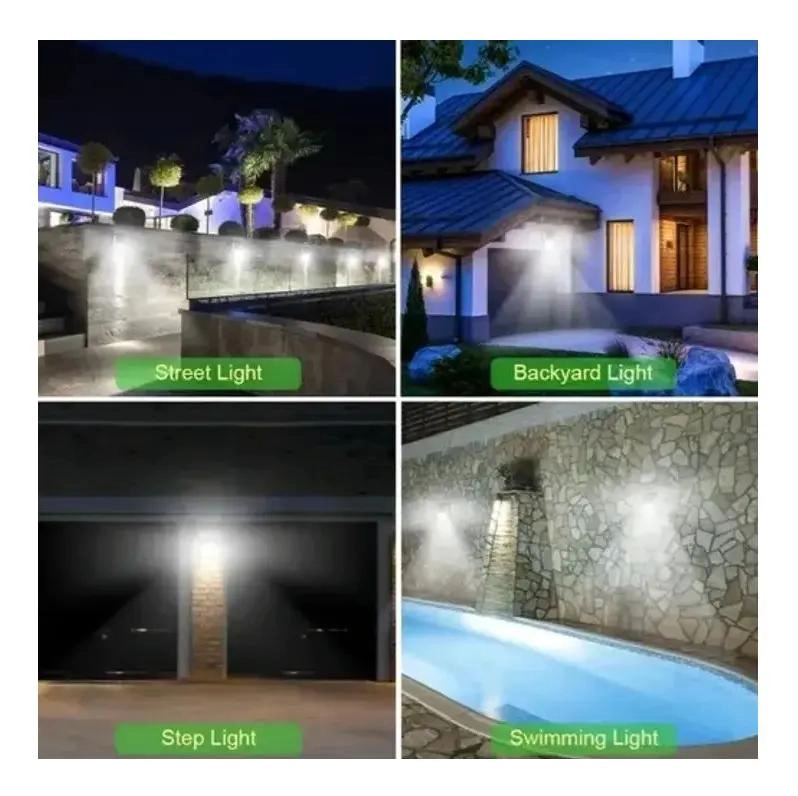 PACK 10 FOCOS LED SOLARES 30 LEDS CON SENSOR DE MOVILIDAD - 5
