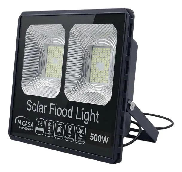 FOCO LED 500W CON PANEL SOLAR SEPARADO - 2