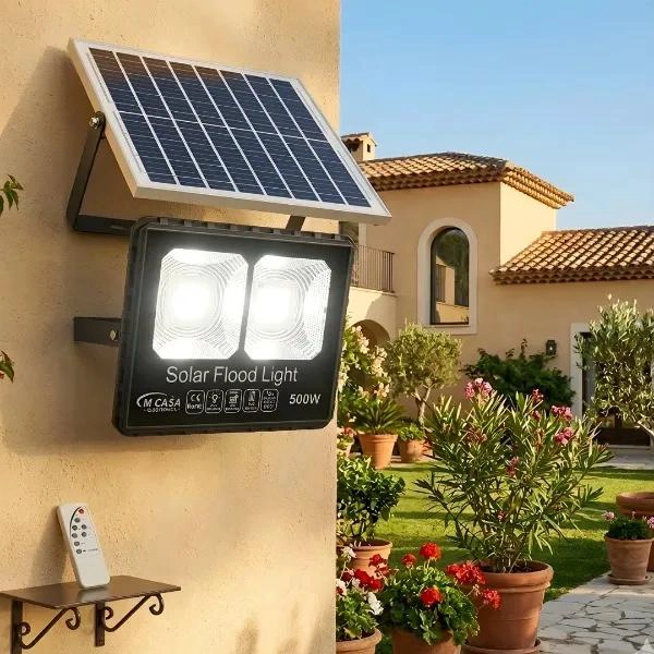 FOCO LED 500W CON PANEL SOLAR SEPARADO - 3