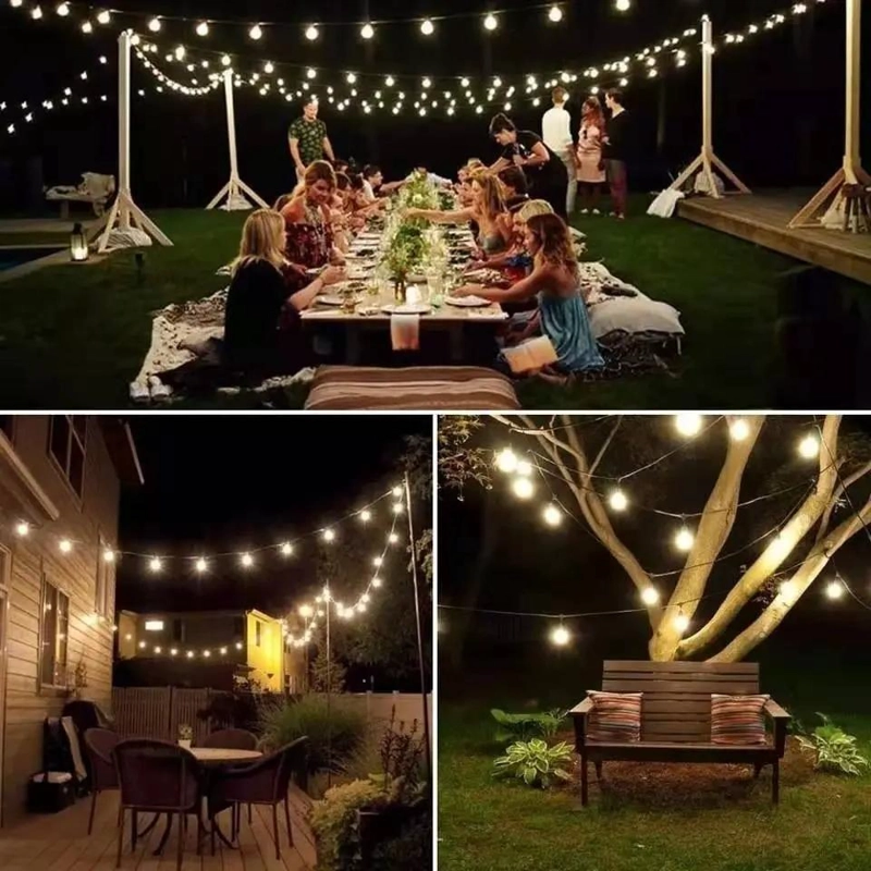 LAMPARA SOLAR CON TIRA LED DE 7 METROS Y 30 LUCES - 5