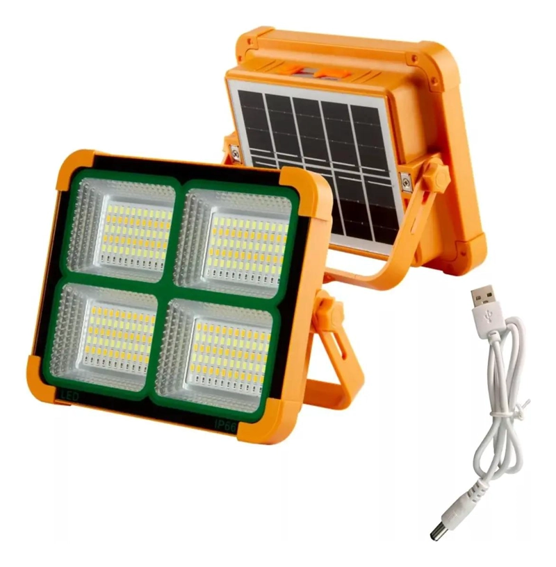 LAMPARA DE EMERGENCIA SOLAR RECARGABLE LED PARA CAMPING - 3
