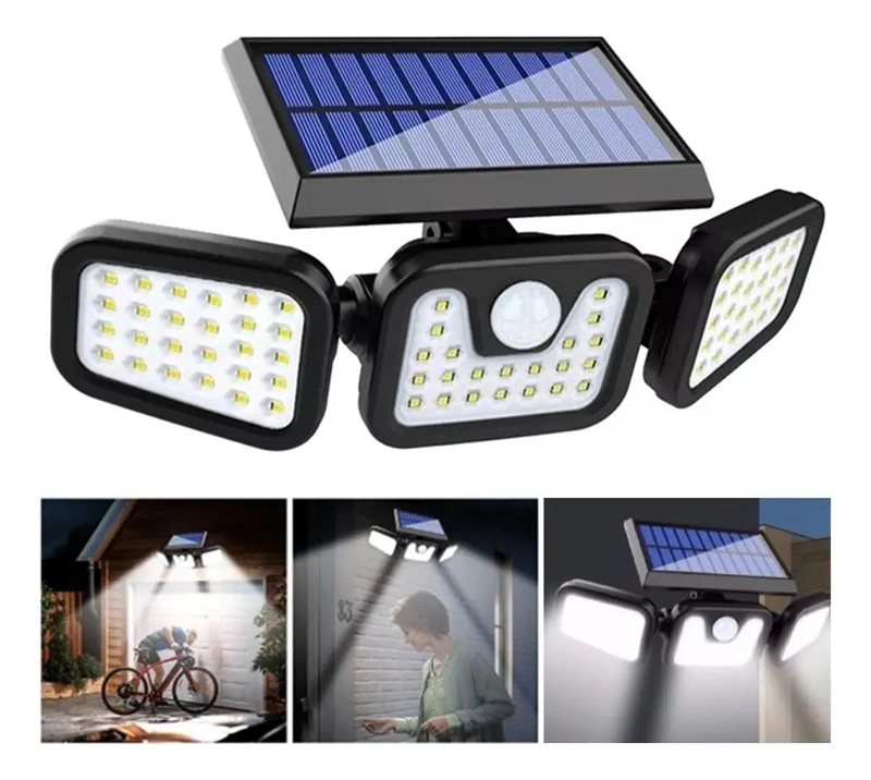 APLIQUE SOLAR PARA PATIO CON SENSOR DE LUZ - 1