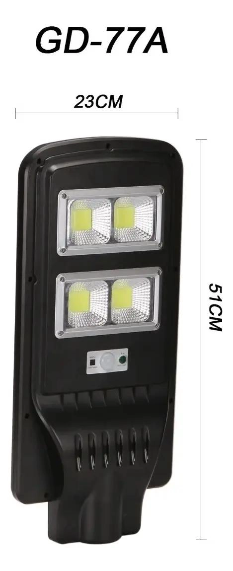 FOCO LED SOLAR 90W CON SENSOR Y CONTROL REMOTO - 5