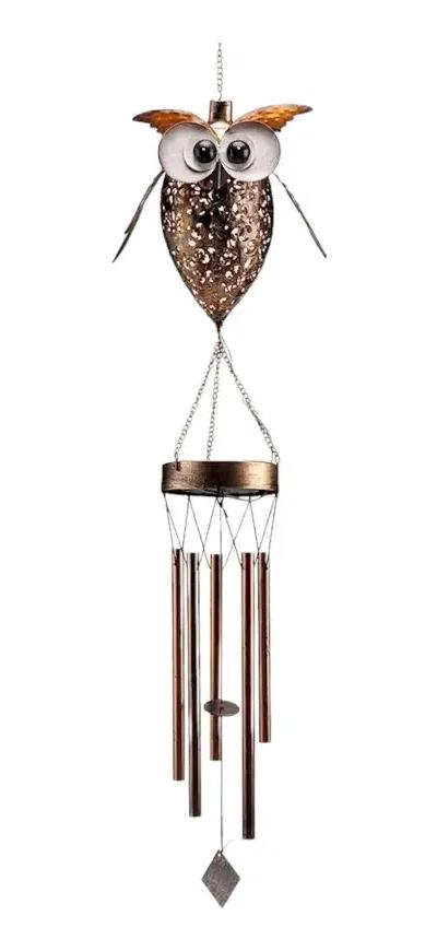 BUHO SOLAR COLGANTE CON LUZ LED Y MOVIMIENTO - 2