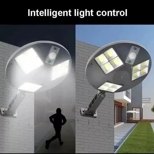 FOCO SOLAR REDONDO CON SENSOR DE MOVIMIENTO Y 12 LEDS - 2