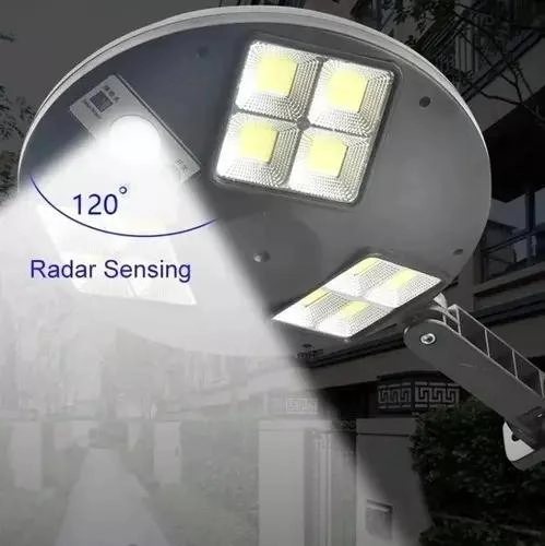 FOCO SOLAR REDONDO CON SENSOR DE MOVIMIENTO Y 12 LEDS - 4