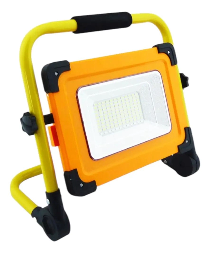 PROYECTOR SOLAR PORTATIL 120 LED RECARGABLE CON SOPORTE - 1