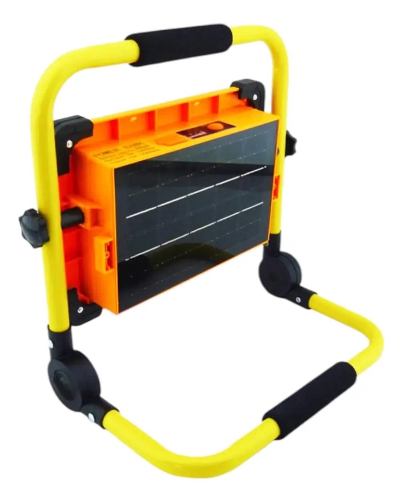 PROYECTOR SOLAR PORTATIL 120 LED RECARGABLE CON SOPORTE - 2