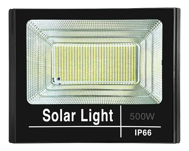 FOCO LED PROYECTOR SOLAR 500W CON CONTROL REMOTO - 1
