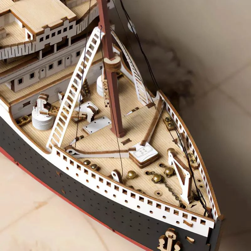 PUZZLE 3D BARCO TITANIC 1912 MODELO DETALLADO - 5
