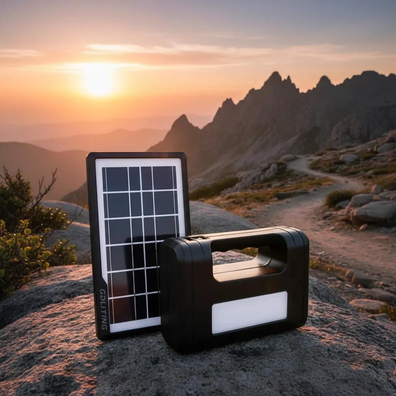 KIT SOLAR DE EMERGENCIA PARA CAMPING CON AMPOLLETAS Y PÚ - 4
