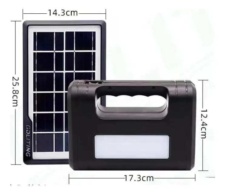 KIT SOLAR DE EMERGENCIA PARA CAMPING CON AMPOLLETAS Y PÚ - 5