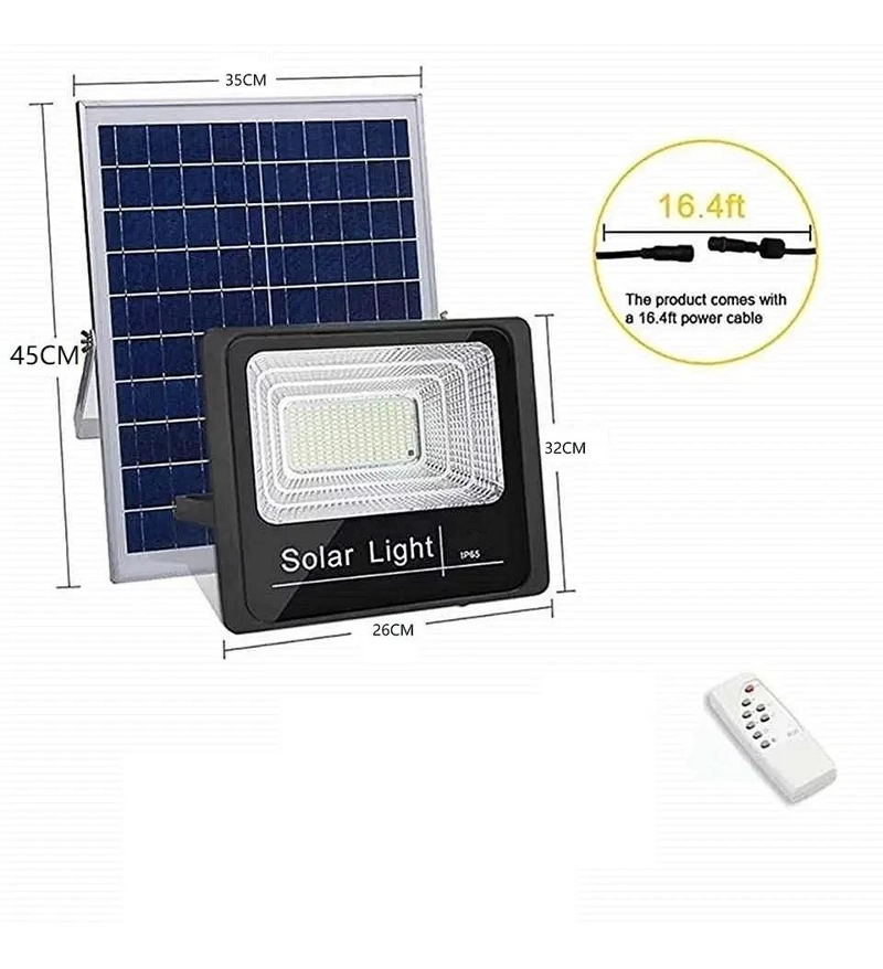 LAMPARA SOLAR 224 LED 300W CON PANEL Y CONTROL REMOTO - 3