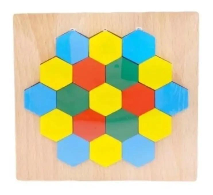 PACK 5 TANGRAMAS DIDACTICOS DE MADERA - 3