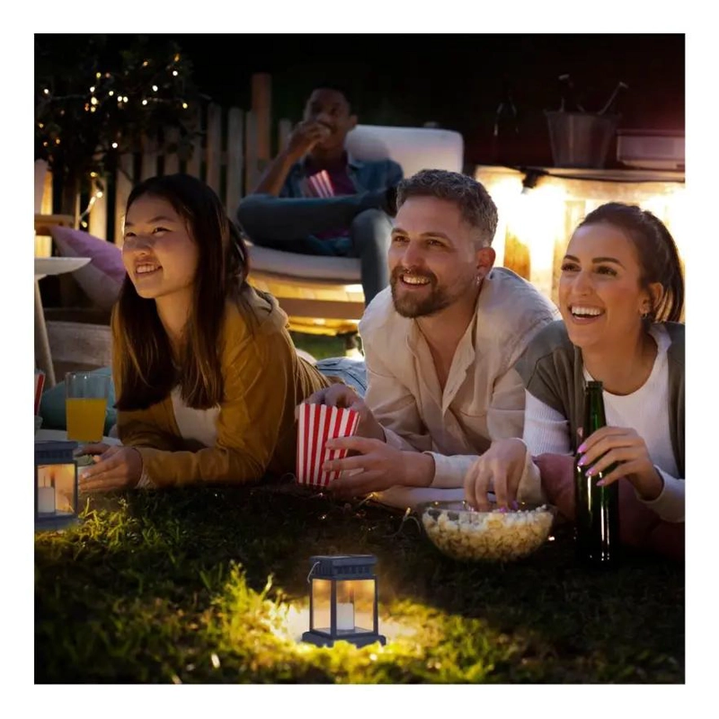 PACK DE 4 FAROLES SOLARES PARA JARDIN - 3