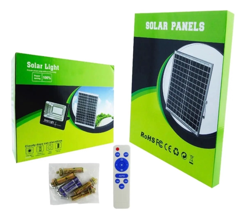 PROYECTOR SOLAR LED 500W CON PANEL SOLAR Y 1672 LEDS - 5