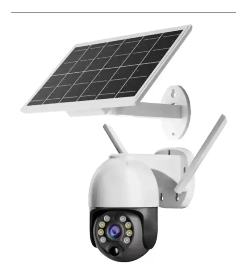 CAMARA DE SEGURIDAD IP WIFI PTZ CON PANEL SOLAR - 1
