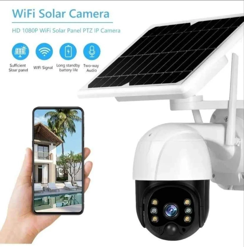 CAMARA DE SEGURIDAD IP WIFI PTZ CON PANEL SOLAR - 4