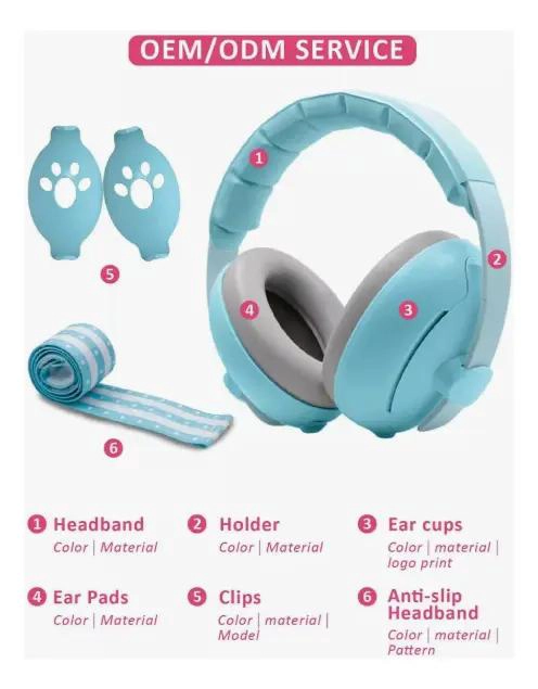 AURICULARES MUFFS PARA BEBE S CON REDUCCION DE RUIDO - 5