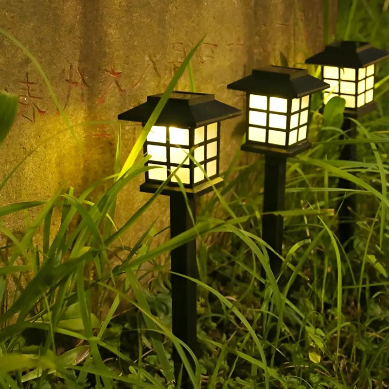 PACK 4 FOCOS FAROL SOLAR PARA EXTERIOR - 1