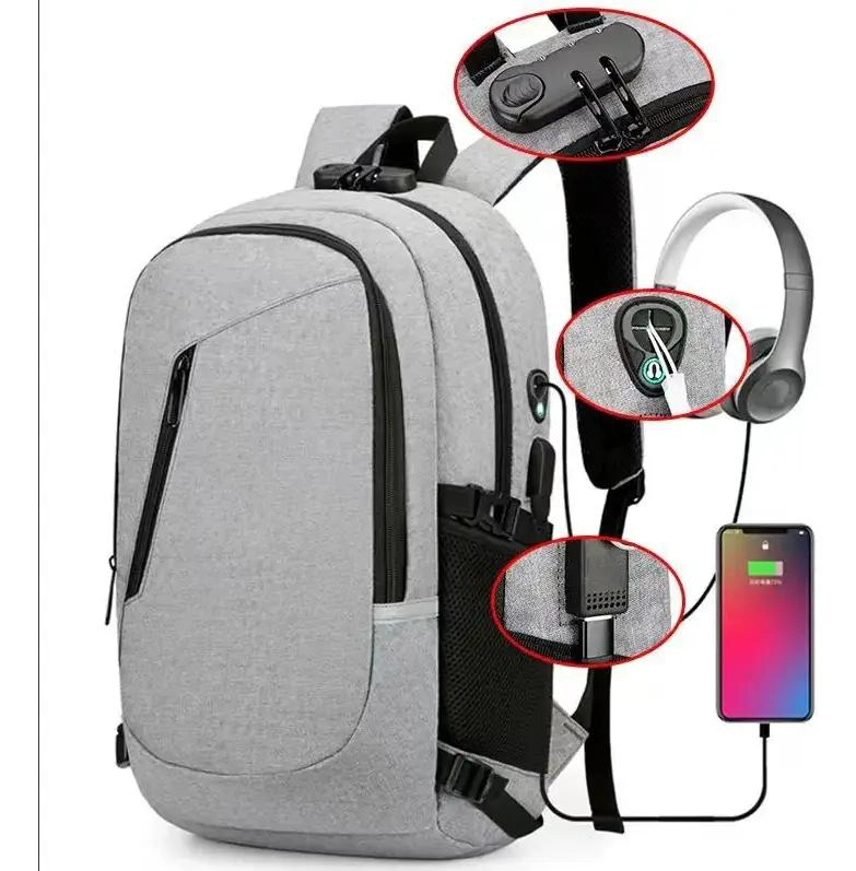 MOCHILA IMPERMEABLE OXFORD 30L CON PUERTO USB - 2