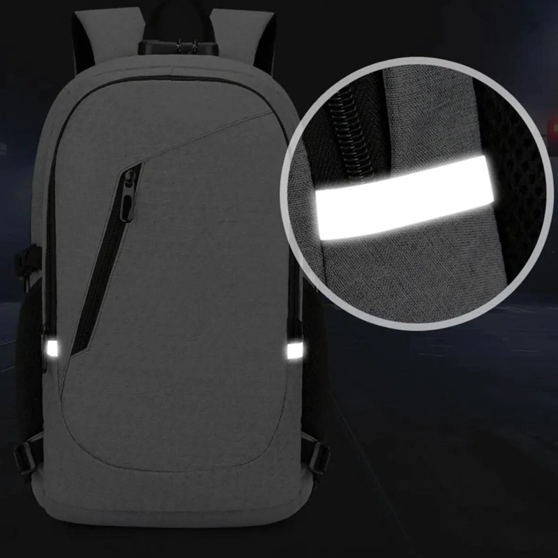 MOCHILA IMPERMEABLE OXFORD 30L CON PUERTO USB - 5
