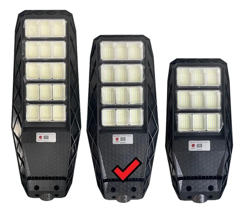 FOCO LED REFLECTOR SOLAR 400W 6500K CON MANDO - 3