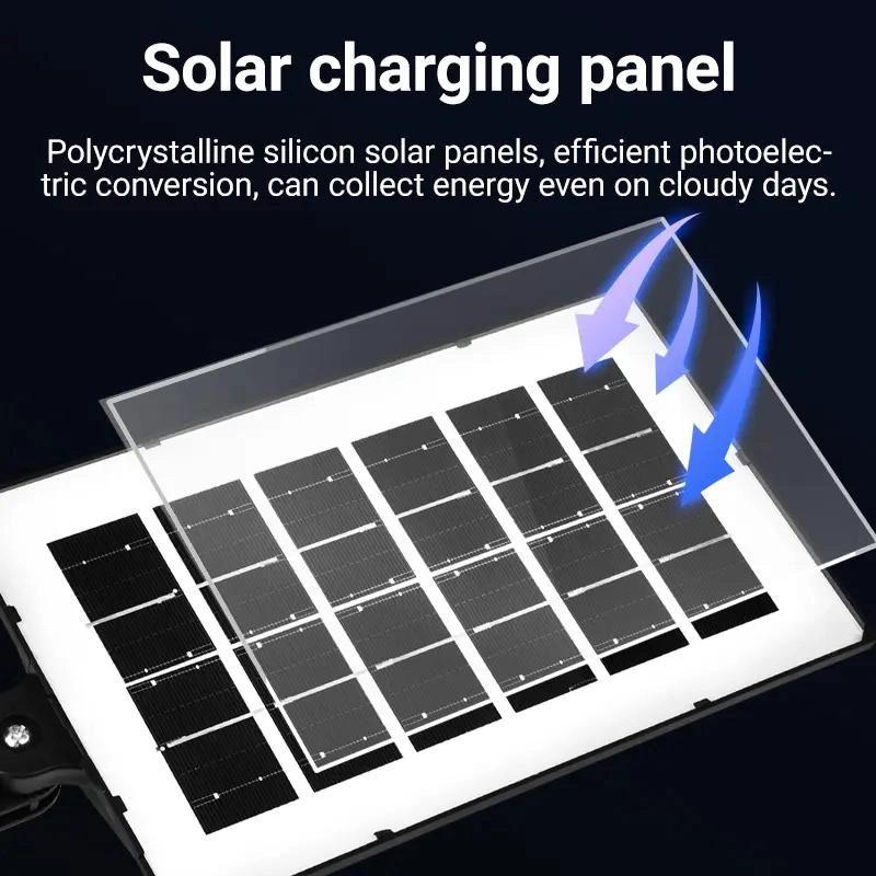 LAMPARA DE PARED SOLAR 120W CON SENSOR DE MOVIMIENTO Y MO - 4