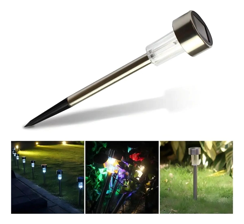 SET 15 FOCOS SOLARES LED CON ESTACA PARA JARDIN - 2