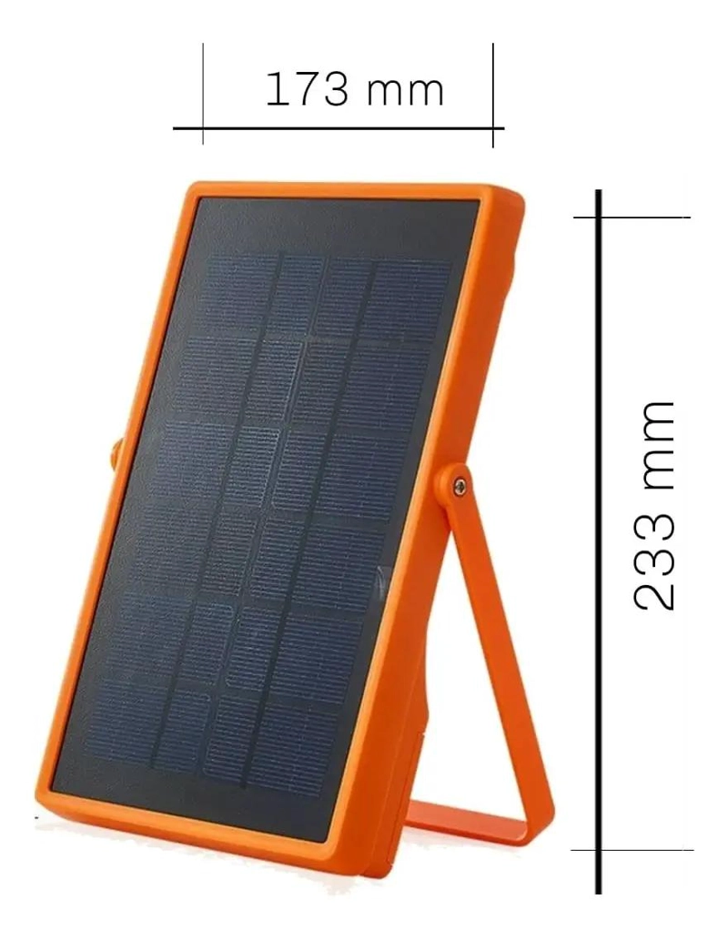 FOCO SOLAR PORTATIL CON PARLANTE BLUETOOTH Y CARGADOR USB - 4