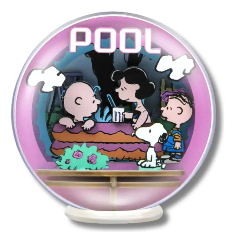 PUZZLE 3D BOLA DE CRISTAL SNOOPY COOL POOL 27 PIEZAS - 1