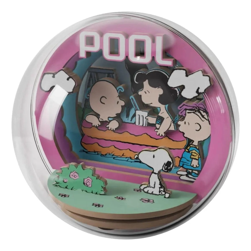 PUZZLE 3D BOLA DE CRISTAL SNOOPY COOL POOL 27 PIEZAS - 4