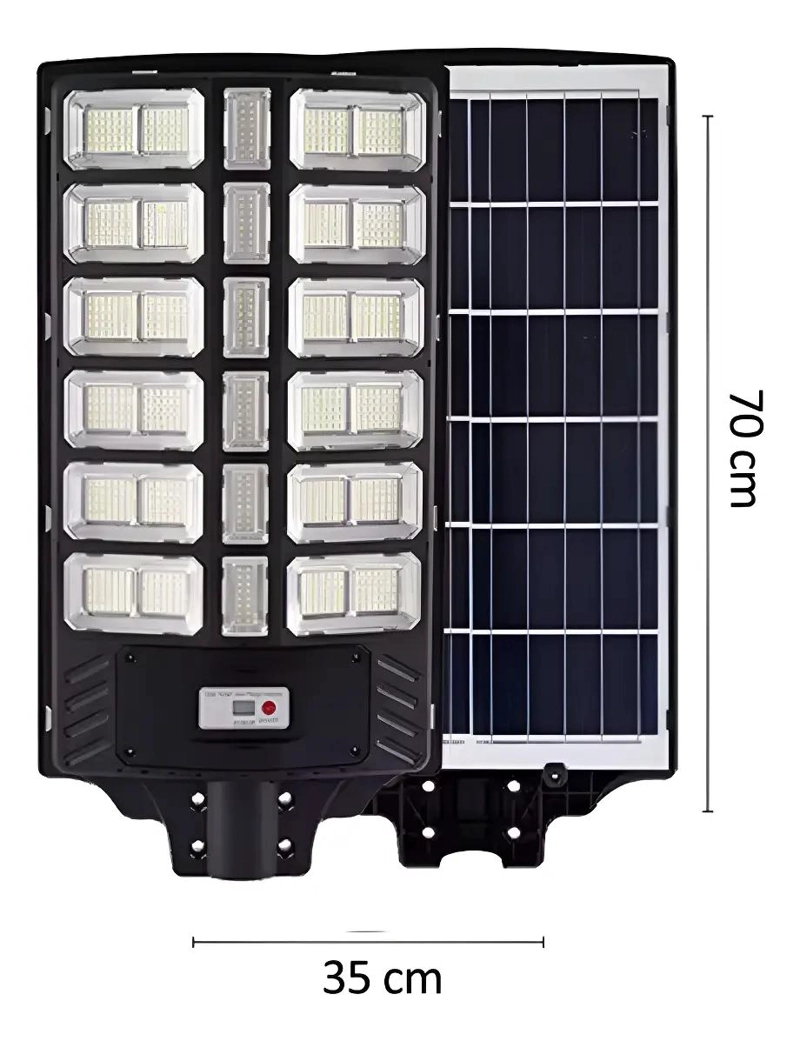 FOCO SOLAR LED GRANDE 1800W CON CONTROL Y SOPORTE - 1