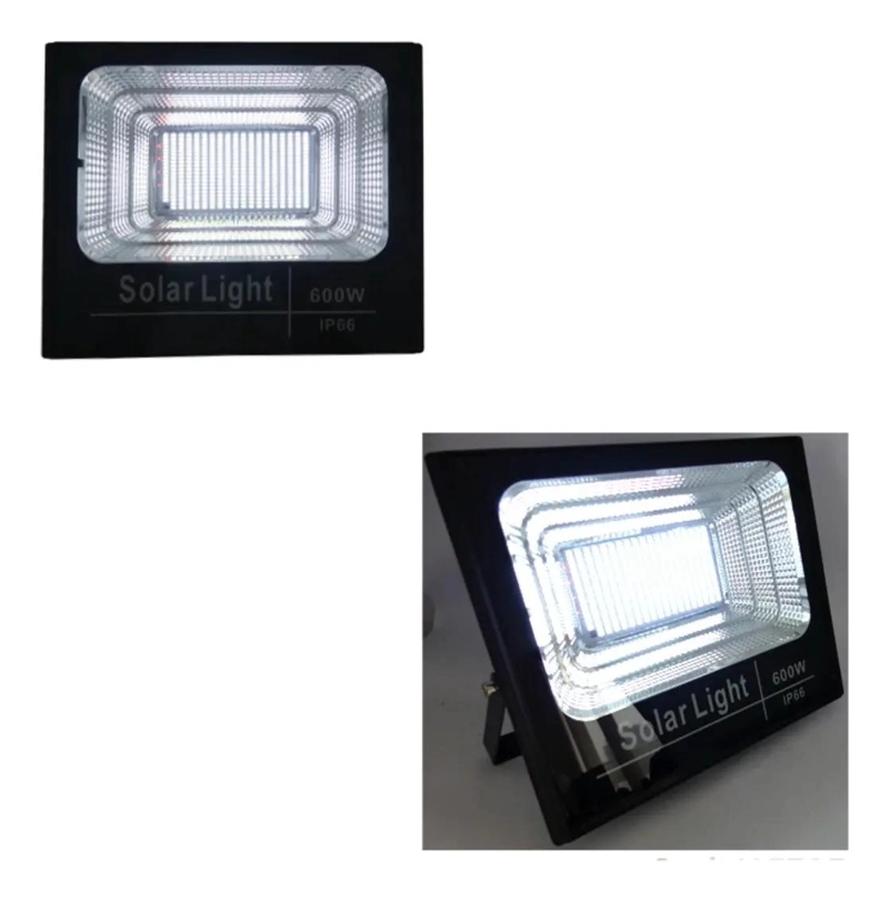 PROYECTOR SOLAR LED 600W CON 380 LEDS Y PANEL SOLAR - 3
