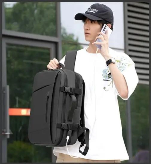 MOCHILA DE CABINA EXPANDIBLE IMPERMEABLE 48X30X25 CM - 2