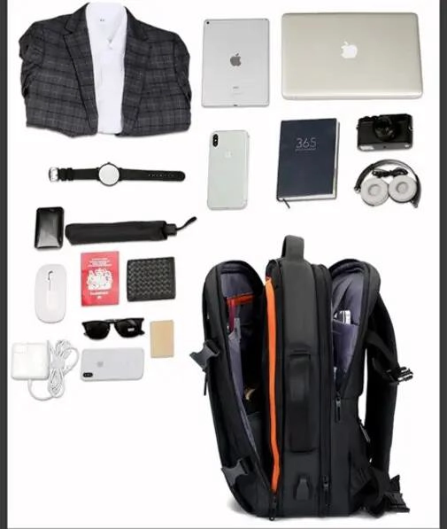 MOCHILA DE CABINA EXPANDIBLE IMPERMEABLE 48X30X25 CM - 3