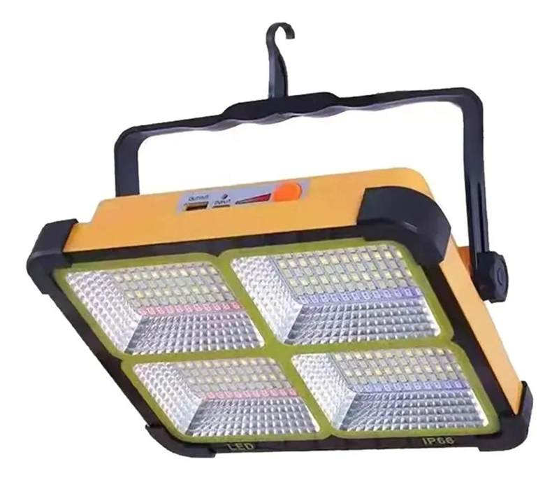 REFLECTOR SOLAR PORTATIL LED 12000MAH LUZ EMERGENCIA - 4