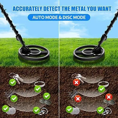 DETECTOR DE METALES AJUSTABLE CON PANTALLA Y AURICULARES - 5
