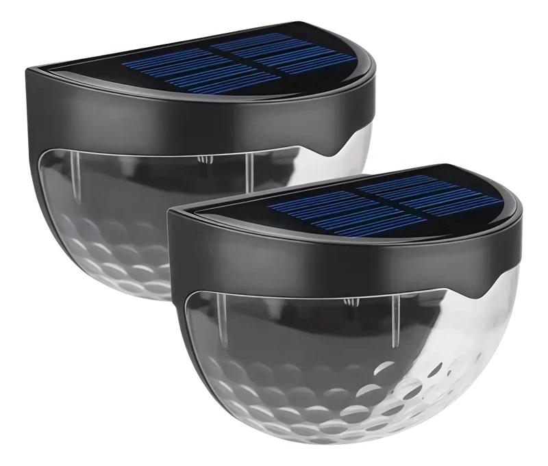 PACK 4 LAMPARAS SOLARES DE PARED PARA JARDIN - 1