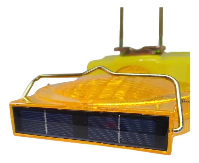 LAMPARA SOLAR VIAL DESTELLANTE CON ANCLAJE METALICO - 4