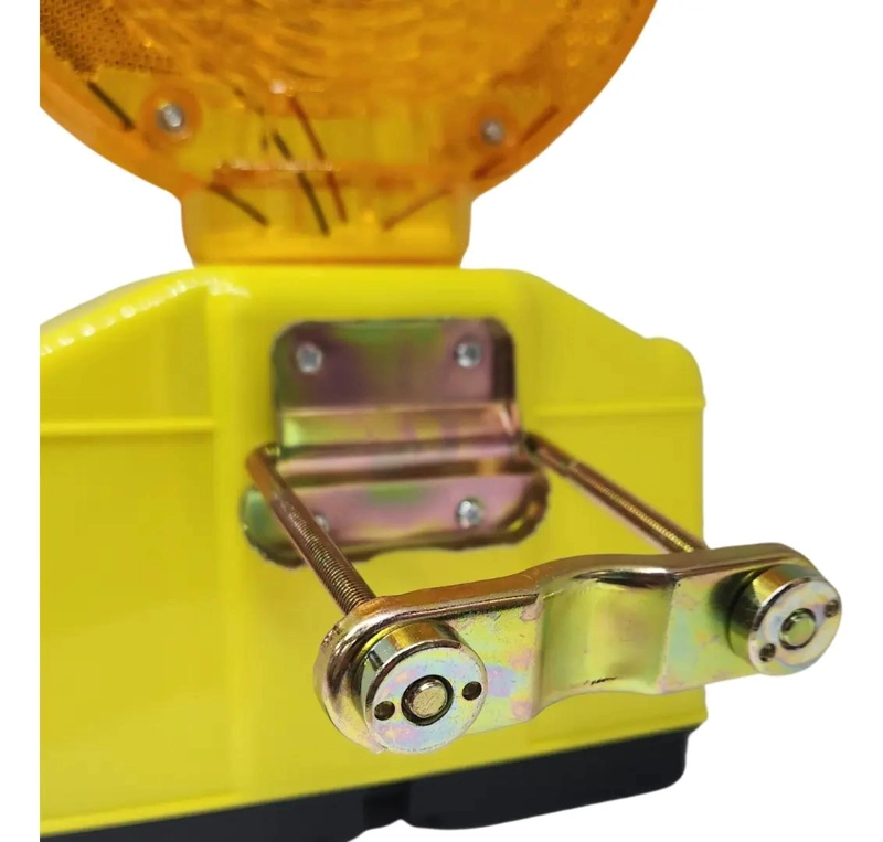 LAMPARA SOLAR VIAL DESTELLANTE CON ANCLAJE METALICO - 5