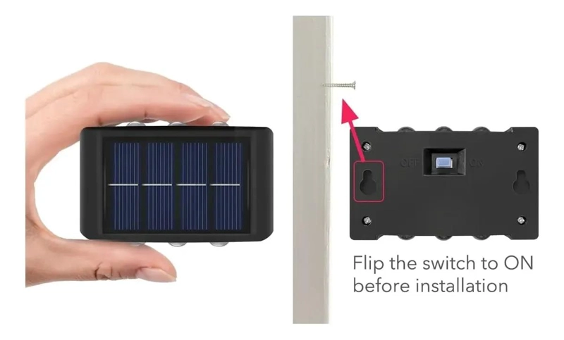 LAMPARA SOLAR LED PARA MURO EXTERIOR PACK 2 - 2