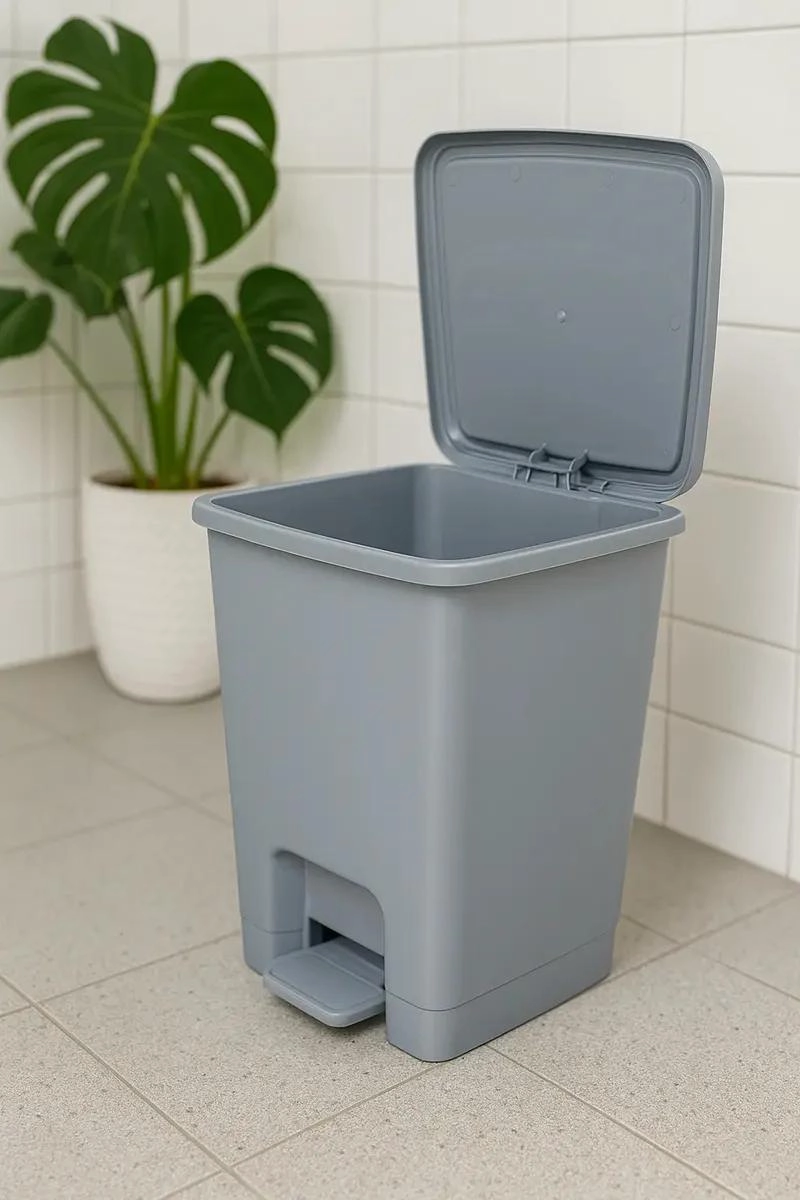 BASURERO EMPOTRABLE DE COCINA 15 L GRIS MANUAL - 5