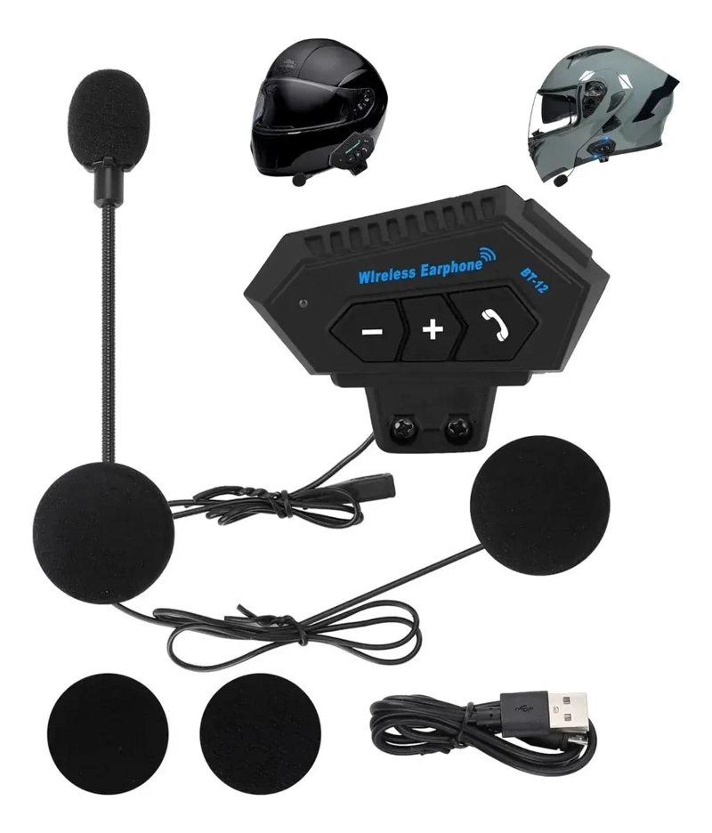 INTERCOMUNICADOR BLUETOOTH MANOS LIBRES PARA CASCO - 1