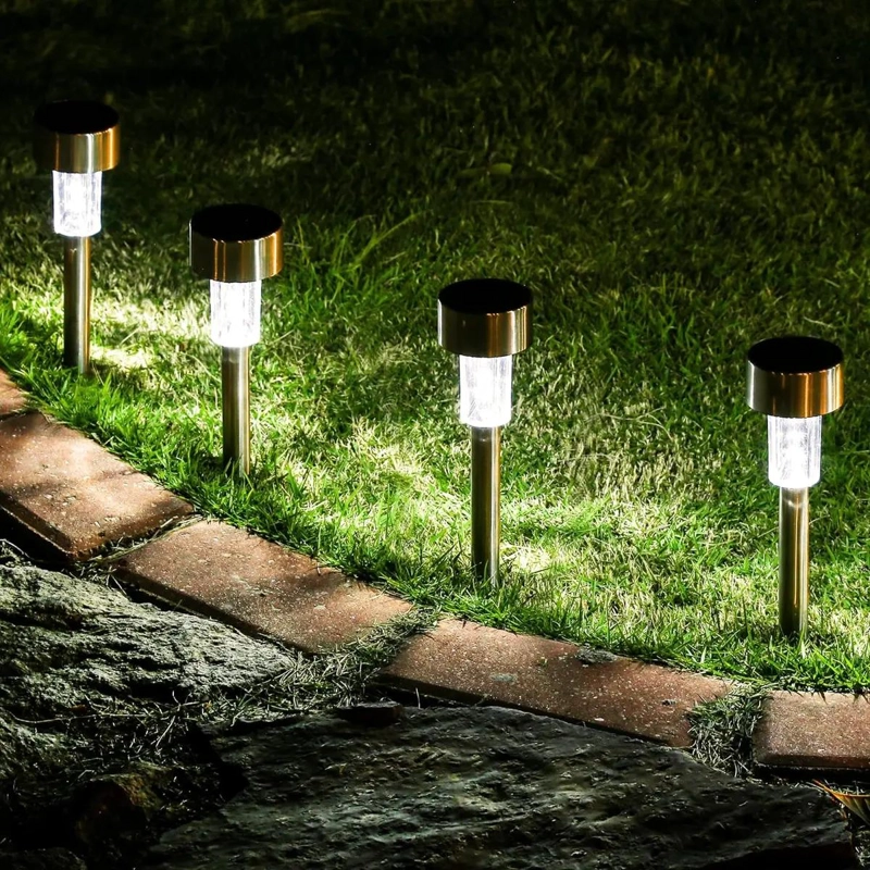 JUEGO 10 LUCES SOLARES PARA JARDIN CON 5 COLORES - 4