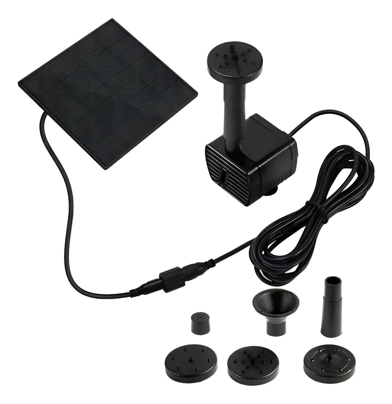 BOMBA SUMERGIBLE SOLAR 1.4W PARA AGUA - 1