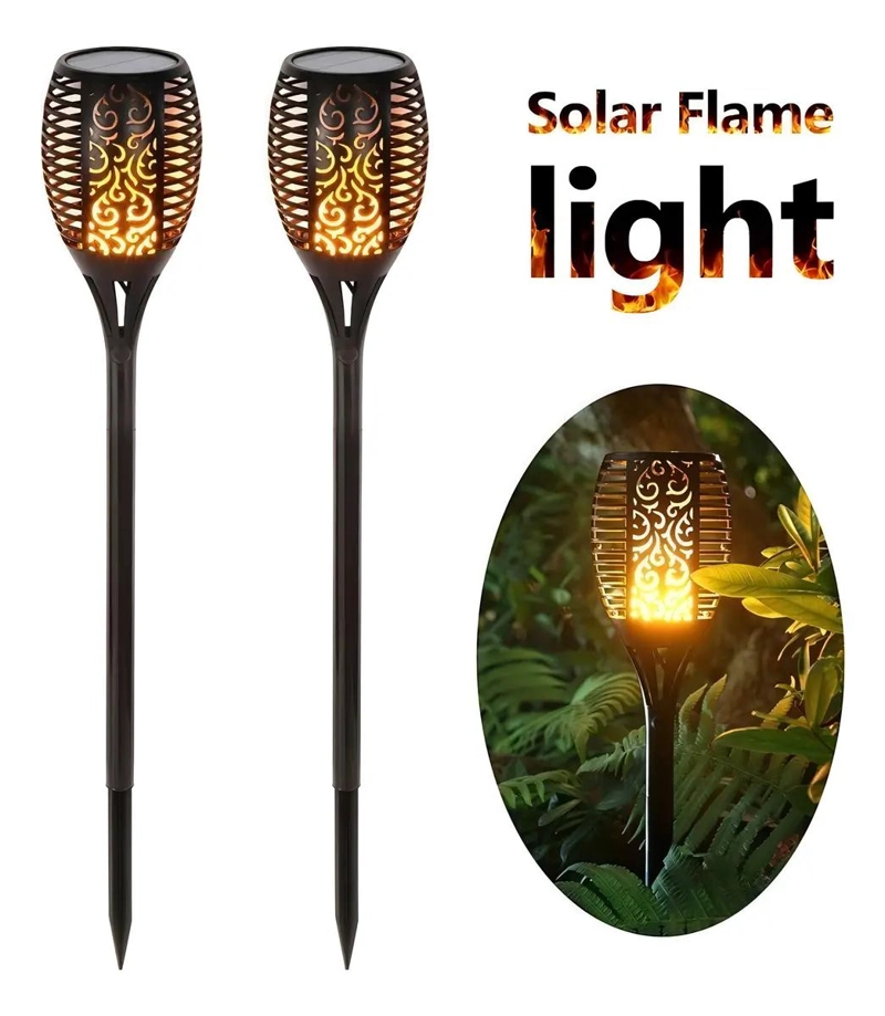 ANTORCHA SOLAR LED IMPERMEABLE PARA EXTERIOR 51CM - 1